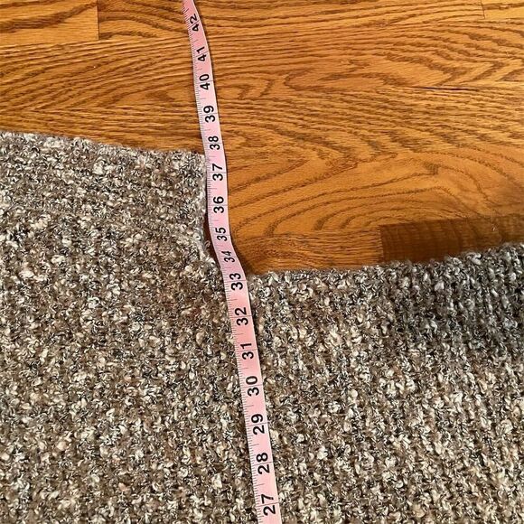 Lane Bryant Women's Plus Size 22 Tan Chunky Knit Cardigan Sweater Short Sleeve - Picture 5 of 8